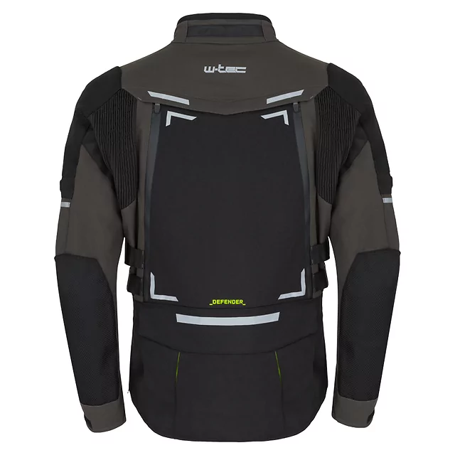 Męska kurtka motocyklowa W-TEC Daimick - Czarno-szary