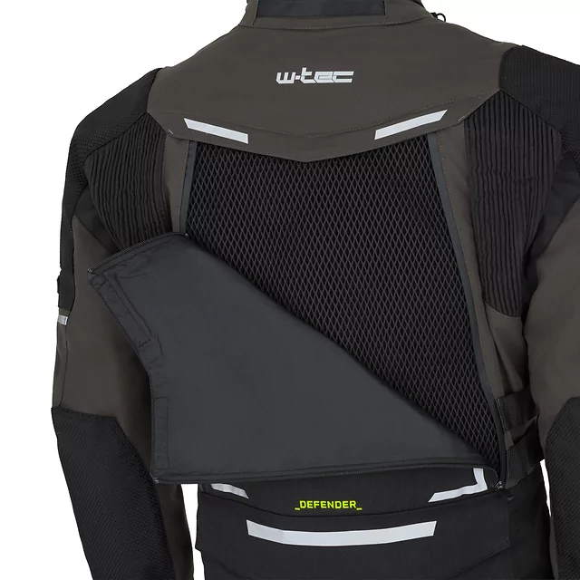 Męska kurtka motocyklowa W-TEC Daimick - Czarno-szary