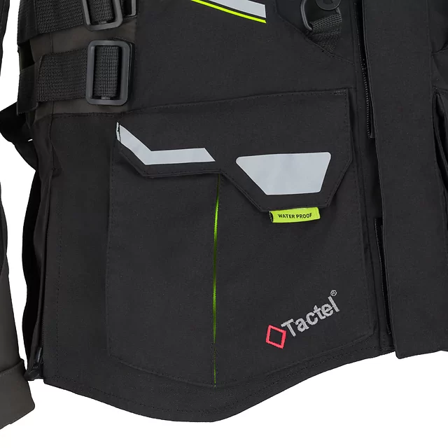 Męska kurtka motocyklowa W-TEC Daimick - Czarno-szary