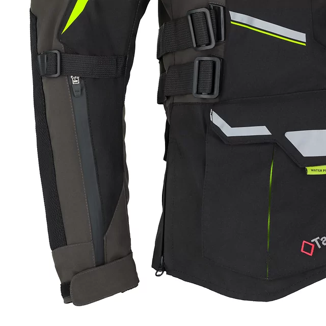 Męska kurtka motocyklowa W-TEC Daimick - Czarno-szary