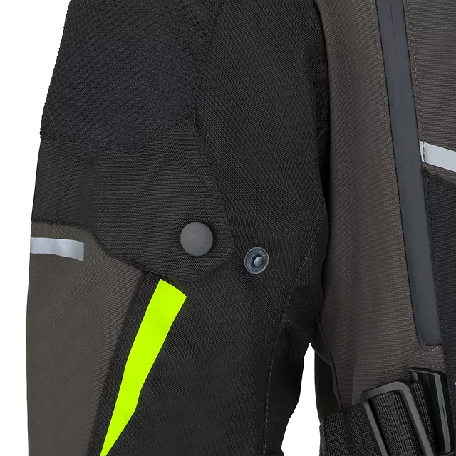Męska kurtka motocyklowa W-TEC Daimick - Czarno-szary