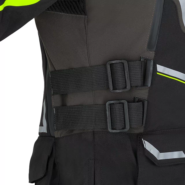 Męska kurtka motocyklowa W-TEC Daimick - Czarno-szary