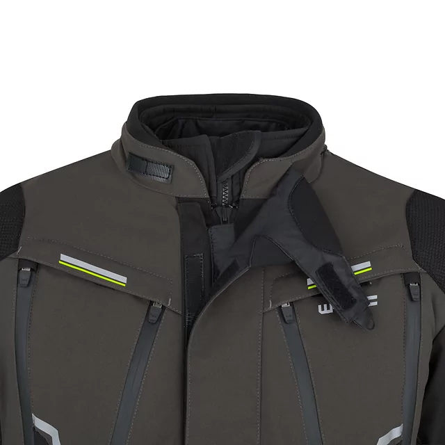 Męska kurtka motocyklowa W-TEC Daimick - Czarno-szary
