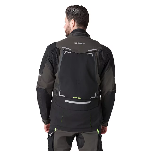 Męska kurtka motocyklowa W-TEC Daimick - Czarno-szary