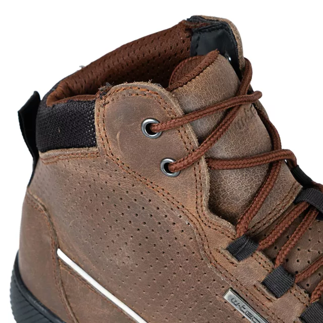 Męskie skórzane buty motocyklowe W-TEC Colton - Brązowy