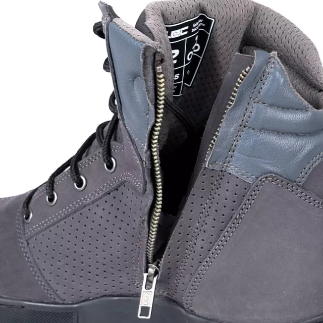 Męskie niskie buty motocyklowe W-TEC Elton - czarno-ciemnoszary