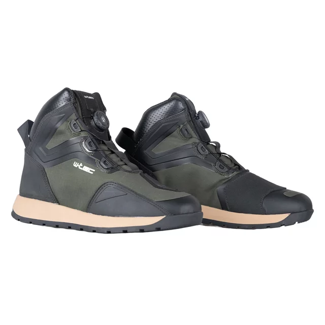 Męskie buty motocyklowe W-TEC Vigger - Oliwkowa zieleń - Oliwkowa zieleń