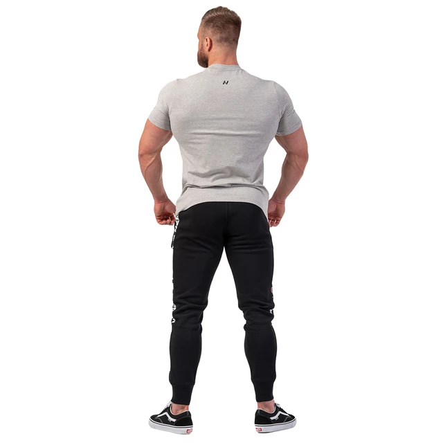 Męska koszulka T-shirt Nebbia Minimalist Logo 291 - Biały