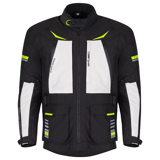 Kurtka motocyklowa W-TEC Warao ∙ wodoodporna ∙ oddychająca ∙ ochraniacze ce ∙ kieszenie wielofunkcyjne ∙ odblaski