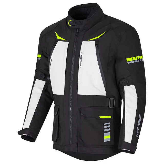 Kurtka motocyklowa W-TEC Warao ∙ wodoodporna ∙ oddychająca ∙ ochraniacze ce ∙ kieszenie wielofunkcyjne ∙ odblaski