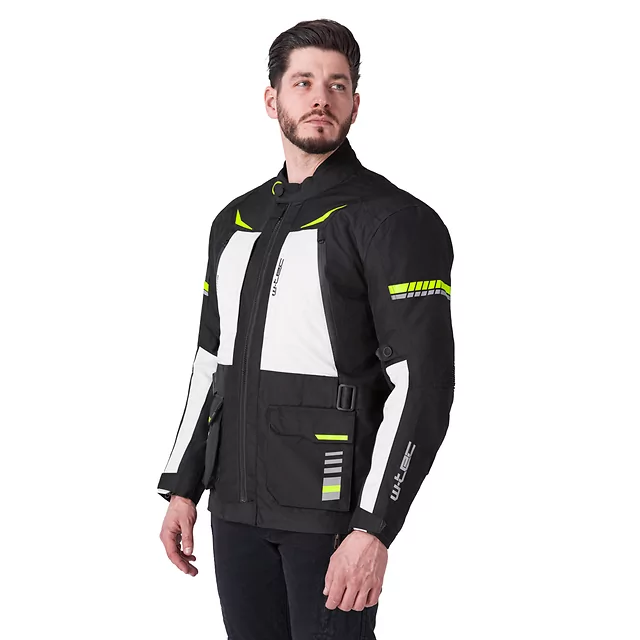 Kurtka motocyklowa W-TEC Warao ∙ wodoodporna ∙ oddychająca ∙ ochraniacze ce ∙ kieszenie wielofunkcyjne ∙ odblaski