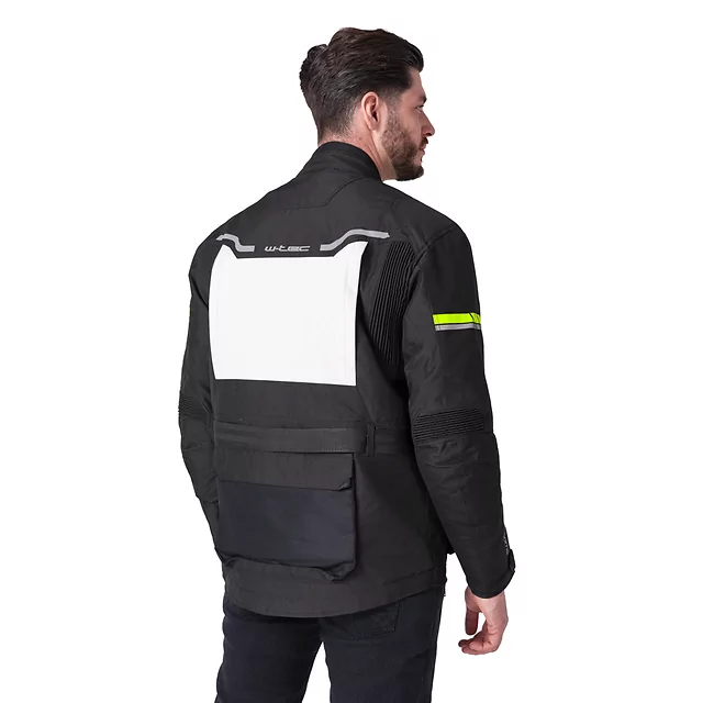 Kurtka motocyklowa W-TEC Warao ∙ wodoodporna ∙ oddychająca ∙ ochraniacze ce ∙ kieszenie wielofunkcyjne ∙ odblaski