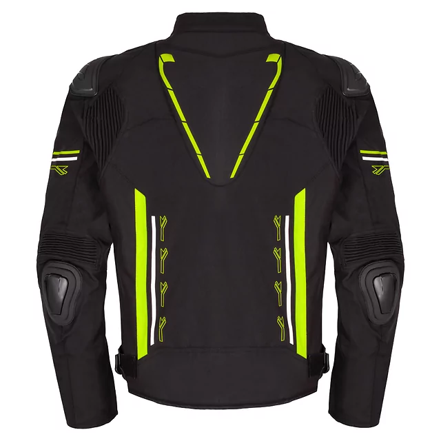 Męska kurtka motocyklowa W-TEC Tonkawo ∙ wypinana podpinka ∙ ochraniacze CE ∙ slidery karbonowe ∙ garb aerodynamiczny ∙ wodoodporna