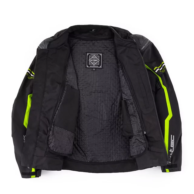 Męska kurtka motocyklowa W-TEC Tonkawo ∙ wypinana podpinka ∙ ochraniacze CE ∙ slidery karbonowe ∙ garb aerodynamiczny ∙ wodoodporna