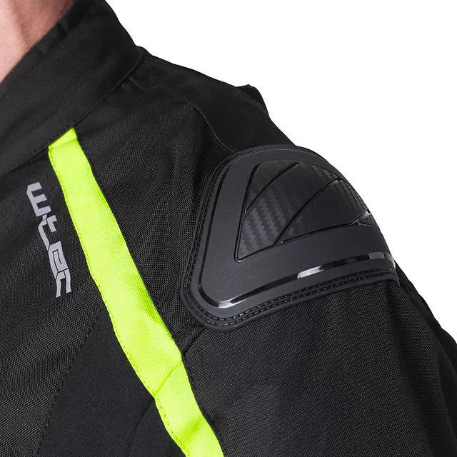 Męska kurtka motocyklowa W-TEC Tonkawo ∙ wypinana podpinka ∙ ochraniacze CE ∙ slidery karbonowe ∙ garb aerodynamiczny ∙ wodoodporna