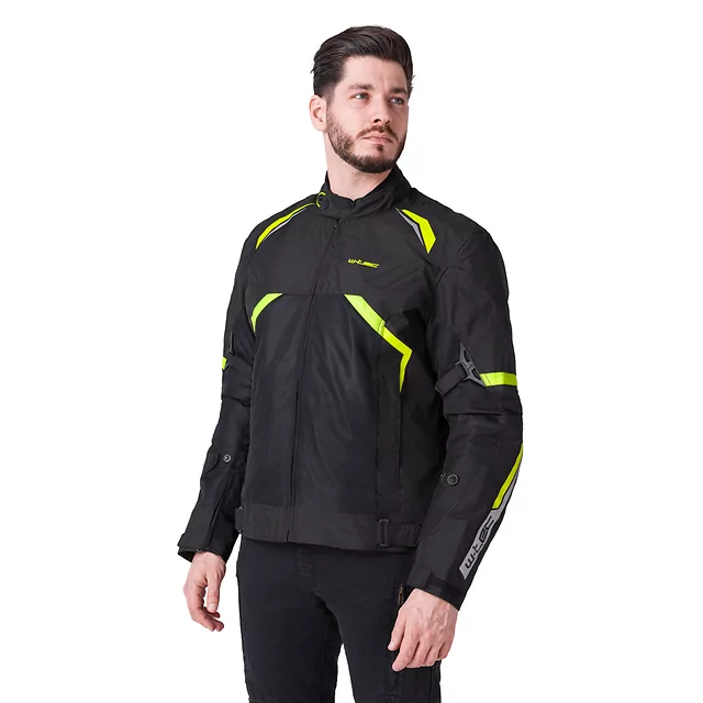 Kurtka motocyklowa W-TEC Timuco ∙ protektory CE level 2 ∙ wodoodporna membrana ∙ wentylacja ∙ odblaski ∙ podszewka mesh