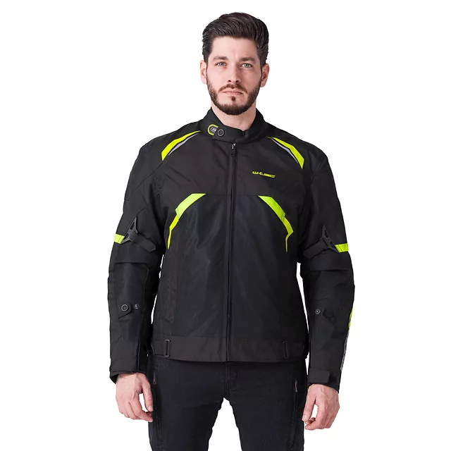 Kurtka motocyklowa W-TEC Timuco ∙ protektory CE level 2 ∙ wodoodporna membrana ∙ wentylacja ∙ odblaski ∙ podszewka mesh