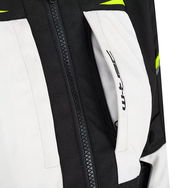 Damska kurtka motocyklowa W-TEC Warao Lady ∙ ochraniacze ce ∙ wentylacja airvent ∙ wypinana podpinka ∙ elementy odblaskowe - Czarny-fluo