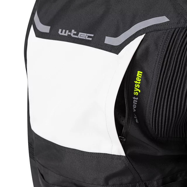 Damska kurtka motocyklowa W-TEC Warao Lady ∙ ochraniacze ce ∙ wentylacja airvent ∙ wypinana podpinka ∙ elementy odblaskowe - Czarny-fluo
