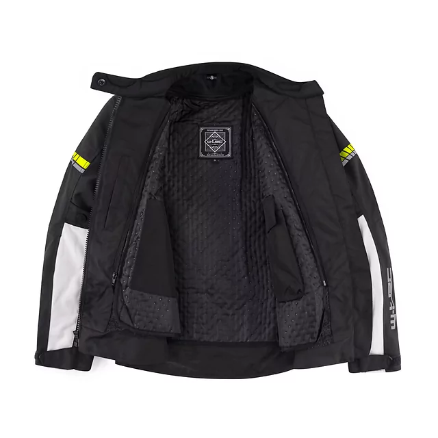 Damska kurtka motocyklowa W-TEC Warao Lady ∙ ochraniacze ce ∙ wentylacja airvent ∙ wypinana podpinka ∙ elementy odblaskowe - Czarny-fluo
