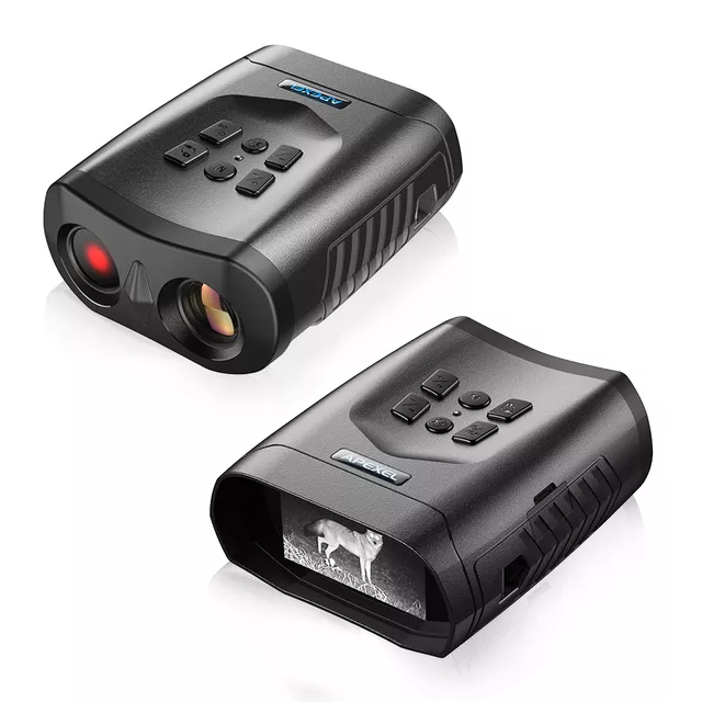 Lornetka cyfrowa z noktowizorem Apexel NV009 ∙ 15x zoom ∙ oświetlenie IR 850 nm ∙ ekran 3" ∙ ładowanie USB-C ∙ nagrywanie 4K