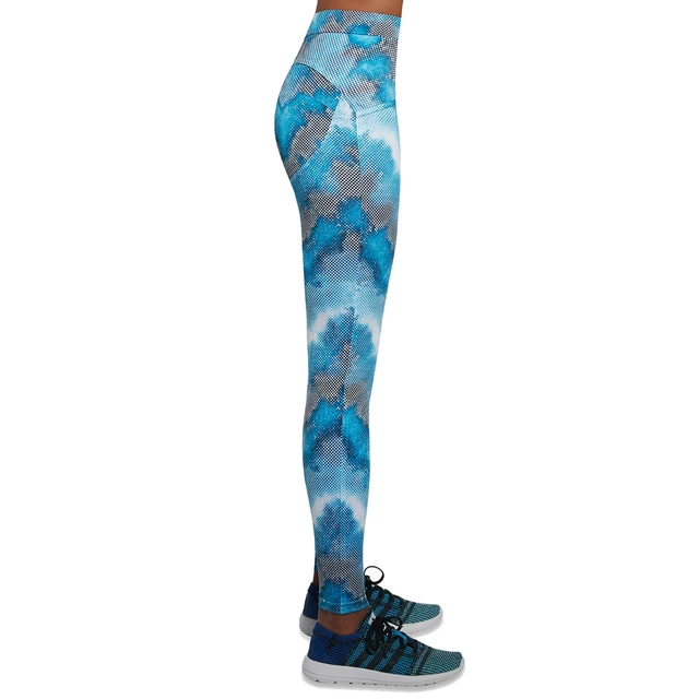 Legginsy sportowe damskie push-up BAS BLACK Energy - Niebieski
