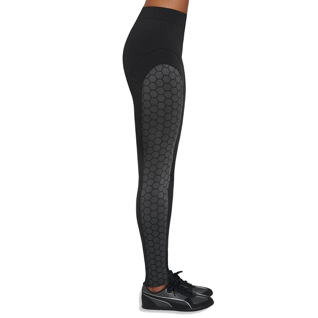 Damskie legginsy sportowe BAS BLACK Escape - Czarno-szary