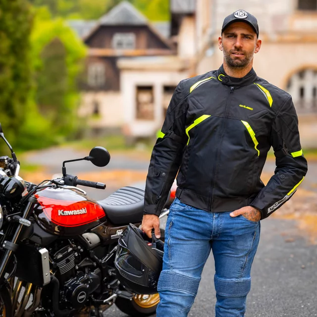 Kurtka motocyklowa W-TEC Timuco ∙ protektory CE level 2 ∙ wodoodporna membrana ∙ wentylacja ∙ odblaski ∙ podszewka mesh