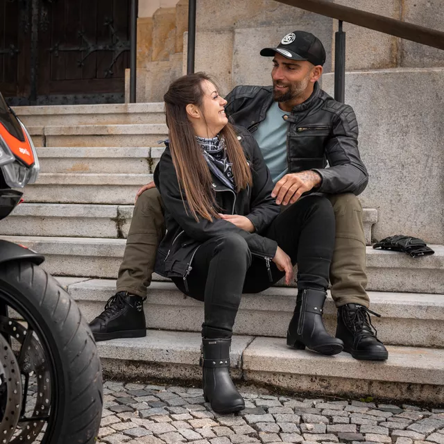 Męskie buty motocyklowe W-TEC Ravito - Czarny