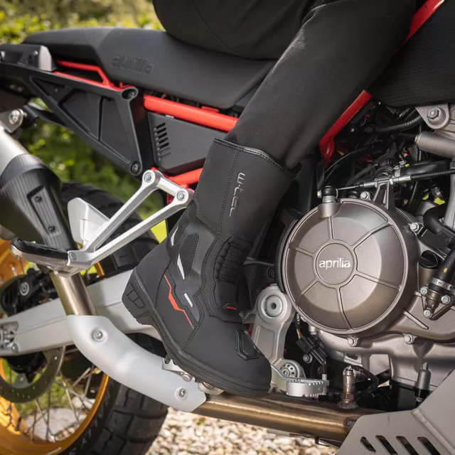 Damskie buty motocyklowe W-TEC Moanna - Czarno-czerwony