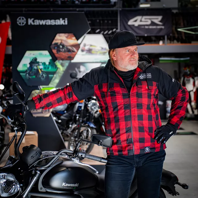 Kurtka softshellowa W-TEC Black Heart Rozzer - Czerwono-czarny