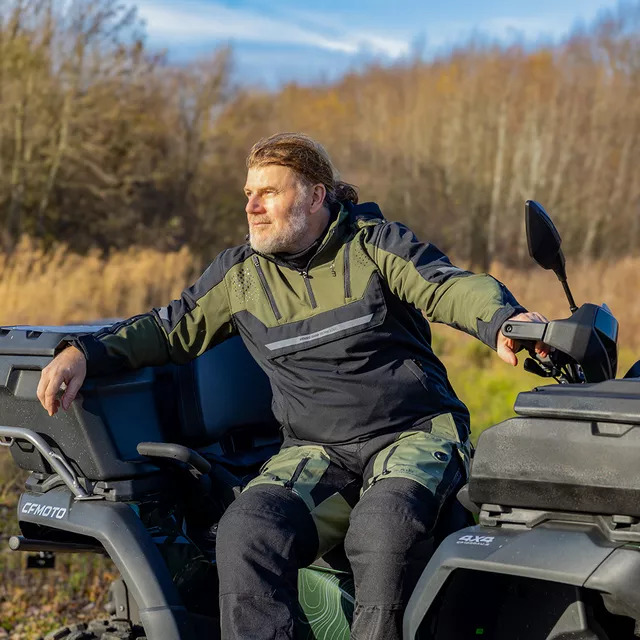 Męska kurtka motocyklowa W-TEC Annorack ∙ Softshell ∙ Ochraniacze CE ∙ Wentylacja