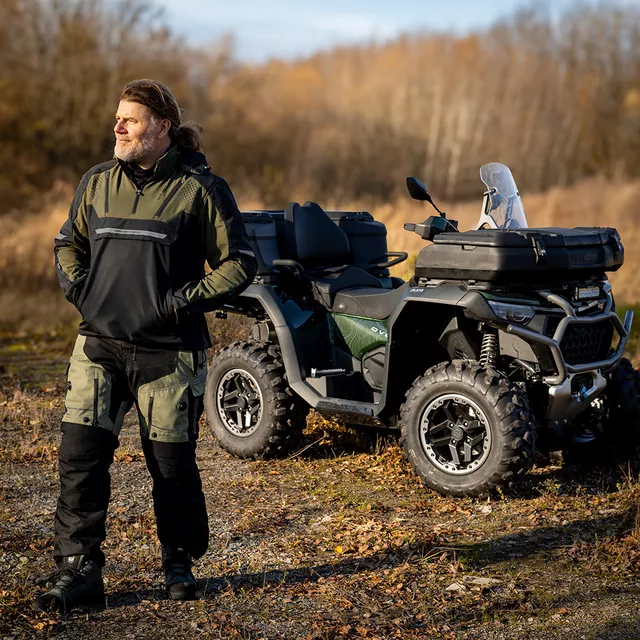 Męska kurtka motocyklowa W-TEC Annorack ∙ Softshell ∙ Ochraniacze CE ∙ Wentylacja