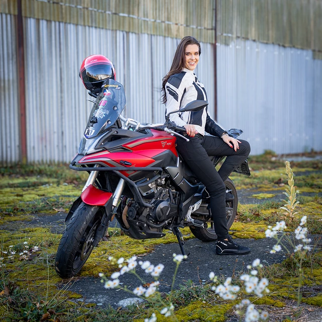 Damskie legginsy motocyklowe W-TEC Nombutta - Czarny