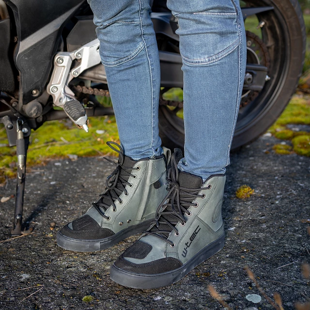 Buty motocyklowe W-TEC Sevendee - Ciemny szary