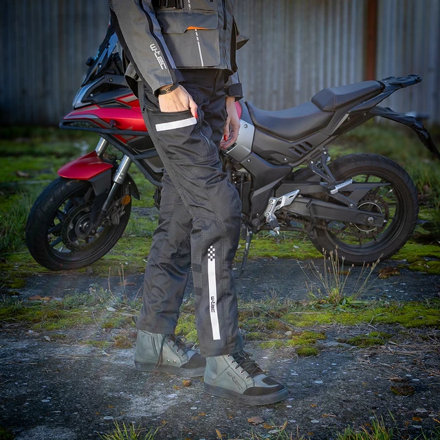Damskie spodnie motocyklowe W-TEC Siema - Czarny