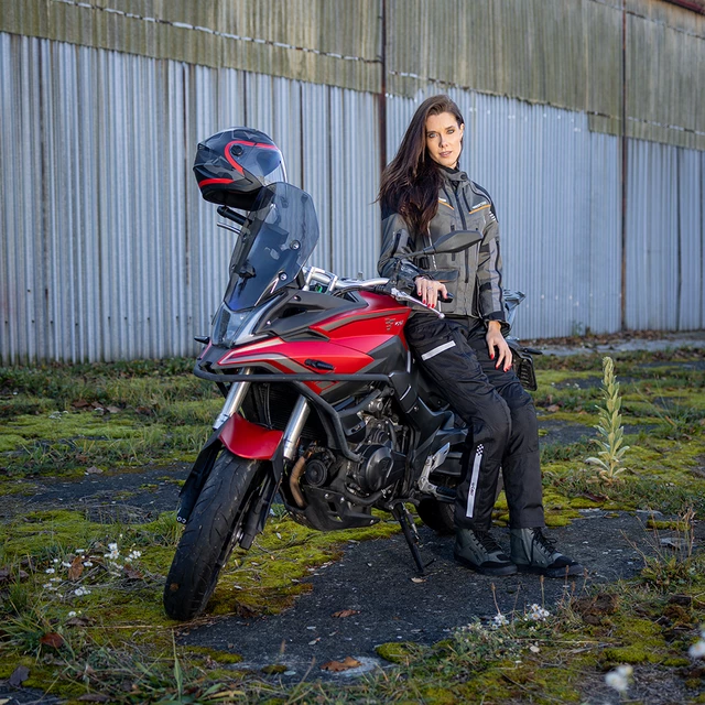 Damskie spodnie motocyklowe W-TEC Siema - Czarny