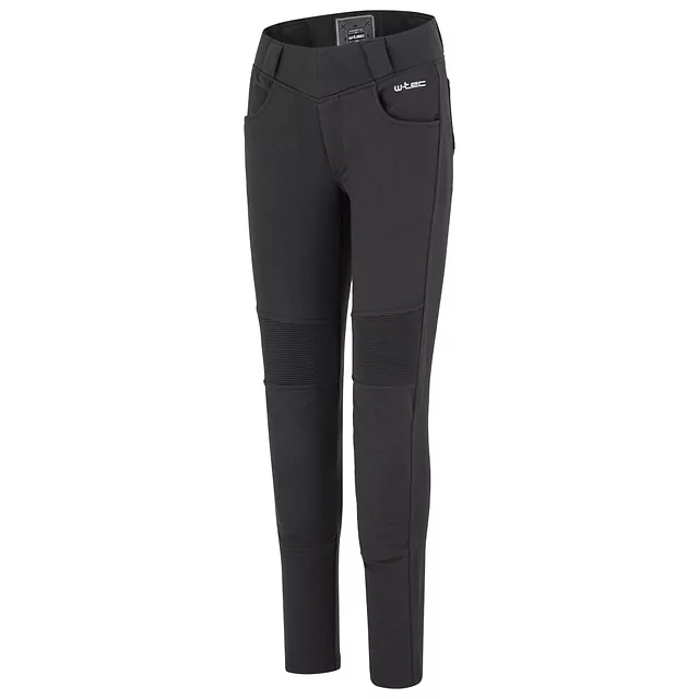 Legginsy motocyklowe damskie W-TEC Lukrecia Base ∙ dopasowany krój ∙ ochraniacze kolan CE poziom 2 ∙ wysoka talia ∙ elastyczne panele ∙ 4 kieszenie
