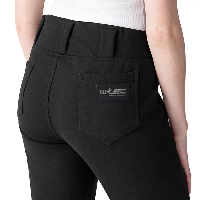 Legginsy motocyklowe damskie W-TEC Lukrecia Base ∙ dopasowany krój ∙ ochraniacze kolan CE poziom 2 ∙ wysoka talia ∙ elastyczne panele ∙ 4 kieszenie