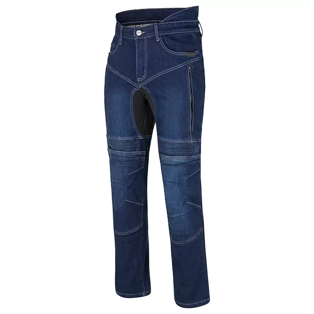 Męskie jeansy motocyklowe W-TEC Biterillo Evo ∙ ochraniacze ∙ wzmocnienia aramidowe ∙ wentylacja na udach ∙ elastyczny denim