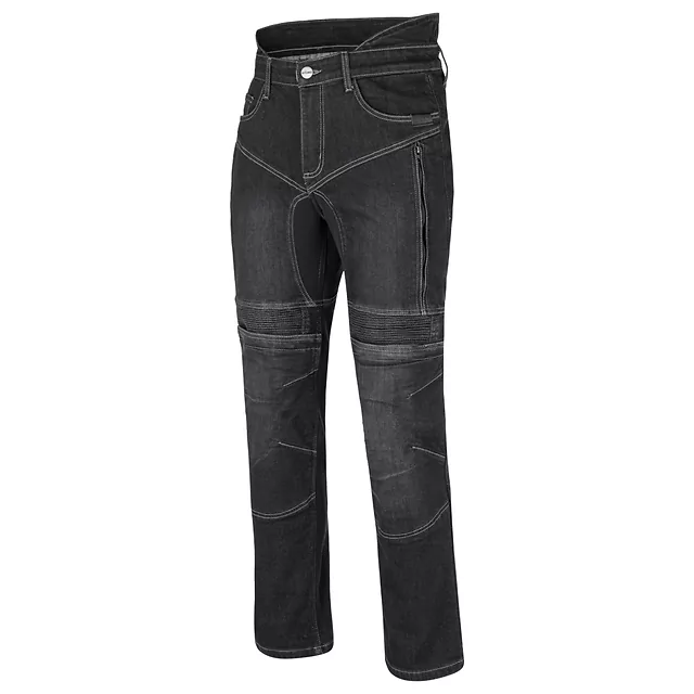 Męskie jeansy motocyklowe W-TEC Biterillo Evo ∙ ochraniacze ∙ wzmocnienia aramidowe ∙ wentylacja na udach ∙ elastyczny denim