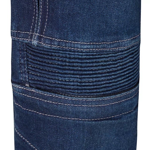 Męskie jeansy motocyklowe W-TEC Biterillo Evo ∙ ochraniacze ∙ wzmocnienia aramidowe ∙ wentylacja na udach ∙ elastyczny denim