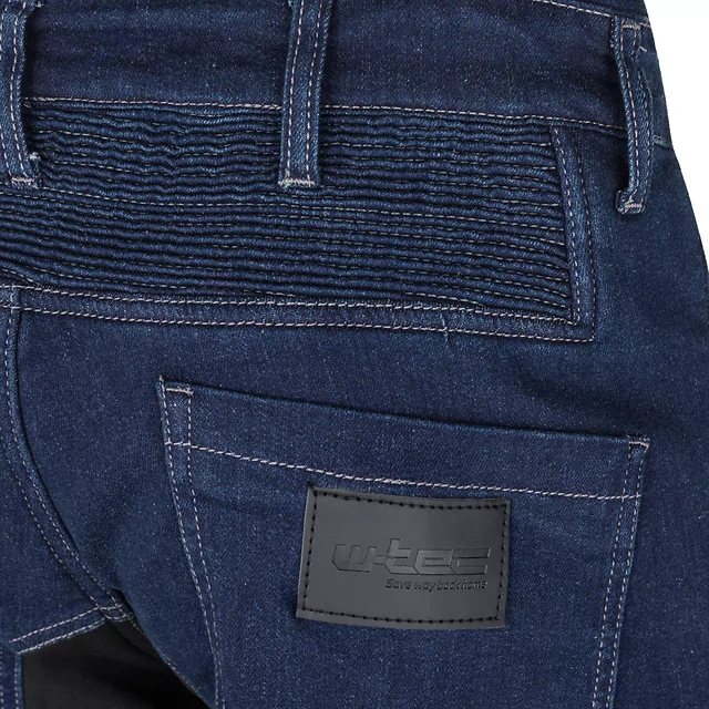 Męskie jeansy motocyklowe W-TEC Biterillo Evo ∙ ochraniacze ∙ wzmocnienia aramidowe ∙ wentylacja na udach ∙ elastyczny denim