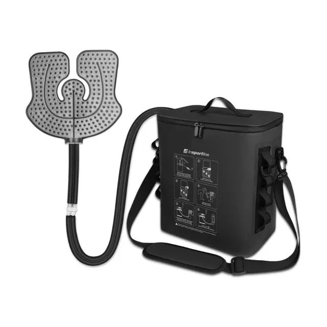 Urządzenie do krioterapii kompresyjnej inSPORTline Coldero ∙ mata chłodząca ∙ 3 poziomy przepływu ∙ timer ∙ pilot