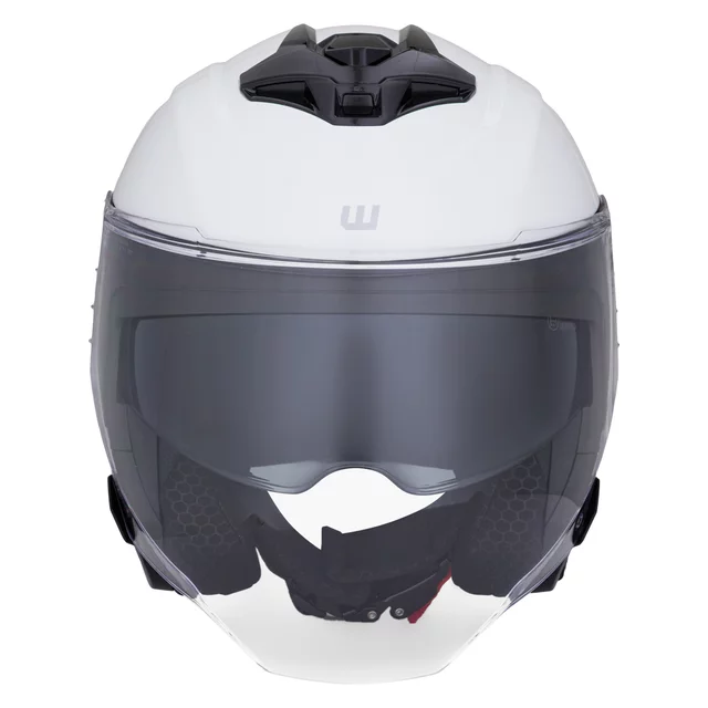 Kask motocyklowy W-TEC Voltik ∙ blenda przeciwsłoneczna ∙ podnoszony wizjer ∙ kompatybilny z interkomem ∙ ECE 22.06 - czarny mat