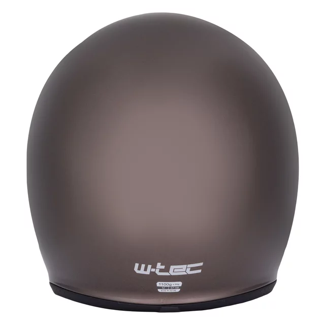 Kask motocyklowy W-TEC Valkorne Marron ∙ homologacja ECE 22.06 ∙ wyjmowana wyściółka ∙ szybkozłączka ∙ do okularów - mocna kawa