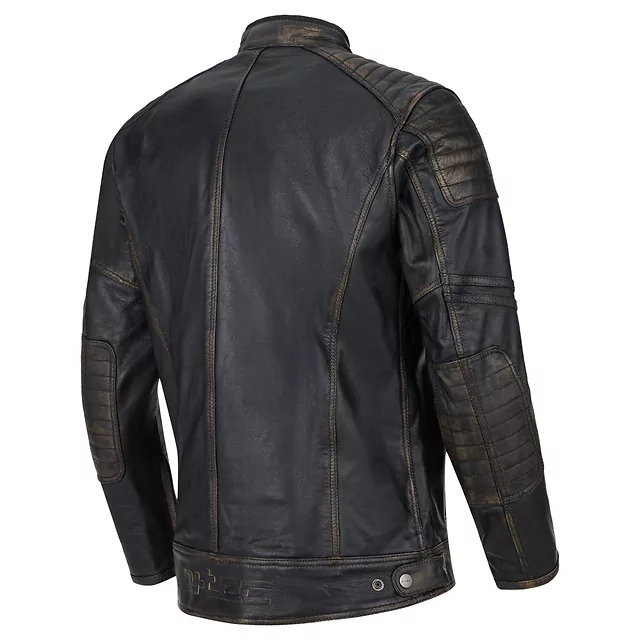 Skórzana kurtka motocyklowa W-TEC Mungelli EVO ∙ wyjmowane ochraniacze CE poziomu 2 ∙ odpinana ocieplana wkładka ∙ styl vintage