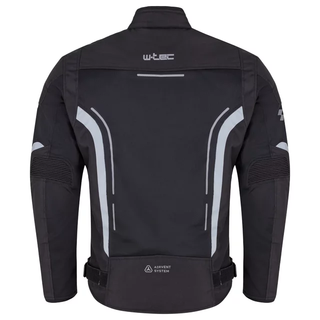 Letnia męska kurtka motocyklowa W-TEC Mirelio ∙ wentylacja AirVent ∙ ochraniacze CE ∙ membrana wodoodporna - Czarny-fluo