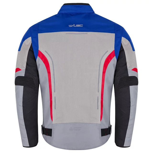 Letnia męska kurtka motocyklowa W-TEC Mirelio ∙ wentylacja AirVent ∙ ochraniacze CE ∙ membrana wodoodporna - Czarny-fluo