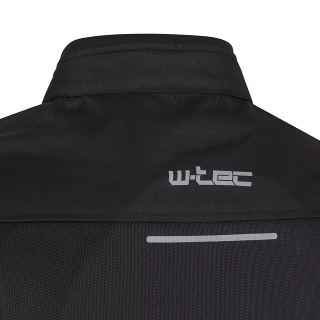 Letnia męska kurtka motocyklowa W-TEC Mirelio ∙ wentylacja AirVent ∙ ochraniacze CE ∙ membrana wodoodporna - Czarny-fluo